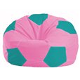 Кресло-мешок Мяч розовый - бирюзовый М 1.1-204