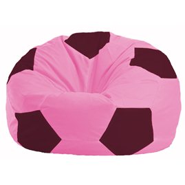 Кресло-мешок Мяч розовый - бордовый М 1.1-203