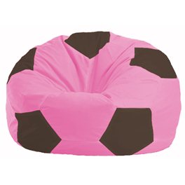 Кресло-мешок Мяч розовый - коричневый М 1.1-200