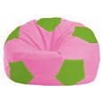 Кресло-мешок Мяч розовый - салатовый М 1.1-197