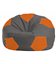 Кресло-мешок Мяч тёмно-серый - оранжевый М 1.1-363
