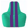 Кресло-мешок Спортинг бирюзовый - фиолетовый С1.1-285