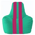 Кресло-мешок Спортинг бирюзовый - лиловый С1.1-284