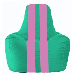 Кресло-мешок Спортинг бирюзовый - розовый С1.1-295