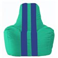 Кресло-мешок Спортинг бирюзовый - синий С1.1-291