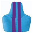Кресло-мешок Спортинг голубой - фиолетовый С1.1-269