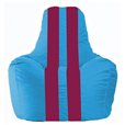 Кресло-мешок Спортинг голубой - лиловый С1.1-268