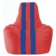 Кресло-мешок Спортинг красный - синий С1.1-172