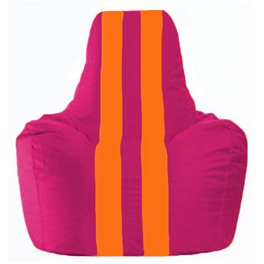 Кресло-мешок Спортинг лиловый - оранжевый С1.1-388