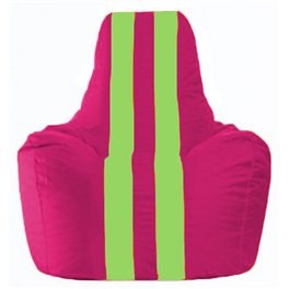 Кресло-мешок Спортинг лиловый - салатовый С1.1-390