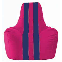 Кресло-мешок Спортинг лиловый - тёмно-синий С1.1-379