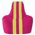 Кресло-мешок Спортинг лиловый - жёлтый С1.1-386