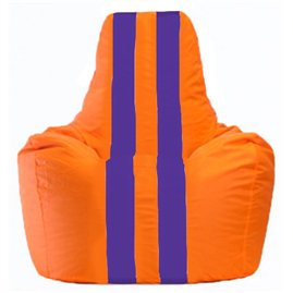 Кресло-мешок Спортинг оранжевый - фиолетовый С1.1-208