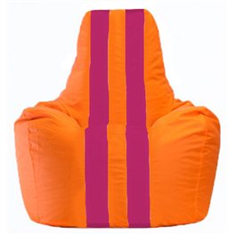 Кресло-мешок Спортинг оранжевый - лиловый С1.1-221