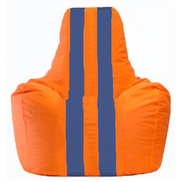 Кресло-мешок Спортинг оранжевый - синий С1.1-213