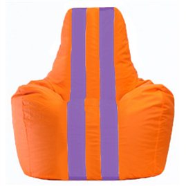 Кресло-мешок Спортинг оранжевый - сиреневый С1.1-206