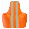 Кресло-мешок Спортинг оранжевый - светло-бежевый С1.1-207