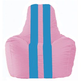 Кресло-мешок Спортинг розовый - голубой С1.1-202
