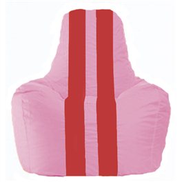 Кресло-мешок Спортинг розовый - красный С1.1-199