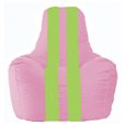 Кресло-мешок Спортинг розовый - салатовый С1.1-197