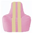 Кресло-мешок Спортинг розовый - светло-бежевый С1.1-196