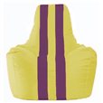 Кресло-мешок Спортинг жёлтый - бордовый С1.1-265