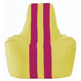 Кресло-мешок Спортинг жёлтый - лиловый С1.1-246