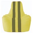 Кресло-мешок Спортинг жёлтый - оливковый С1.1-259
