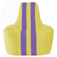 Кресло-мешок Спортинг жёлтый - сиреневый С1.1-253