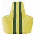 Кресло-мешок Спортинг жёлтый - тёмно-зелёный С1.1-452