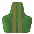Кресло-мешок Спортинг зелёный - оливковый С1.1-462
