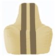 Кресло-мешок Спортинг светло-бежевый - бежевый С1.1-136