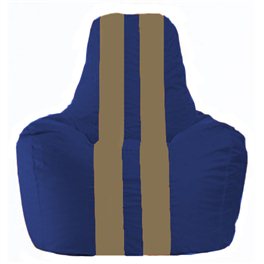 Кресло-мешок Спортинг синий - бежевый С1.1-114