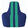 Кресло-мешок Спортинг синий - бирюзовый С1.1-124