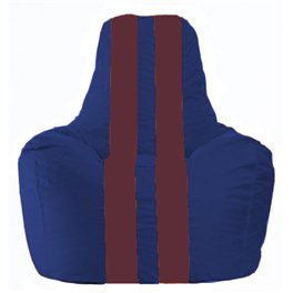 Кресло-мешок Спортинг синий - бордовый С1.1-123