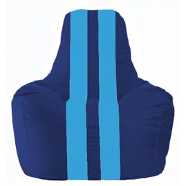 Кресло-мешок Спортинг синий - голубой С1.1-129