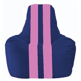 Кресло-мешок Спортинг синий - розовый С1.1-120