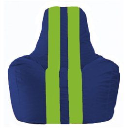 Кресло-мешок Спортинг синий - салатовый С1.1-119
