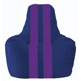 Кресло-мешок Спортинг синий - фиолетовый С1.1-117