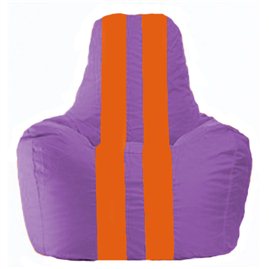 Кресло-мешок Спортинг сиреневый - оранжевый С1.1-110