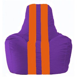 Кресло-мешок Спортинг фиолетовый - оранжевый С1.1-33
