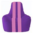 Кресло-мешок Спортинг фиолетовый - розовый С1.1-32
