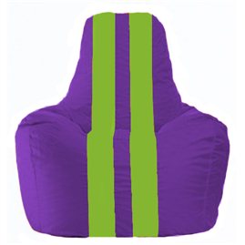 Кресло-мешок Спортинг фиолетовый - салатовый С1.1-31