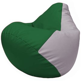 Кресло-мешок Груша Г2.3-0125 зелёный, сиреневый