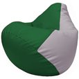Кресло-мешок Груша Г2.3-0125 зелёный, сиреневый