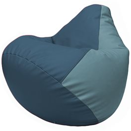 Кресло-мешок Груша Г2.3-0336 синий, голубой