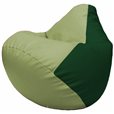 Кресло-мешок Груша Г2.3-0401 оливковый, зелёный