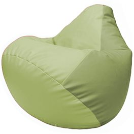 Кресло-мешок Груша Г2.3-0419 светло-салатовый, оливковый
