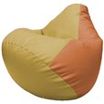 Кресло-мешок Груша Г2.3-0820 охра, оранжевый