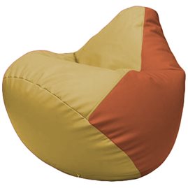 Кресло-мешок Груша Г2.3-0823 охра, оранжевый